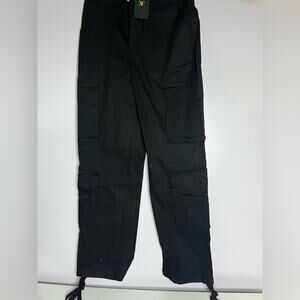 NVfelix Boutique Khaki Black Cargo pants size small